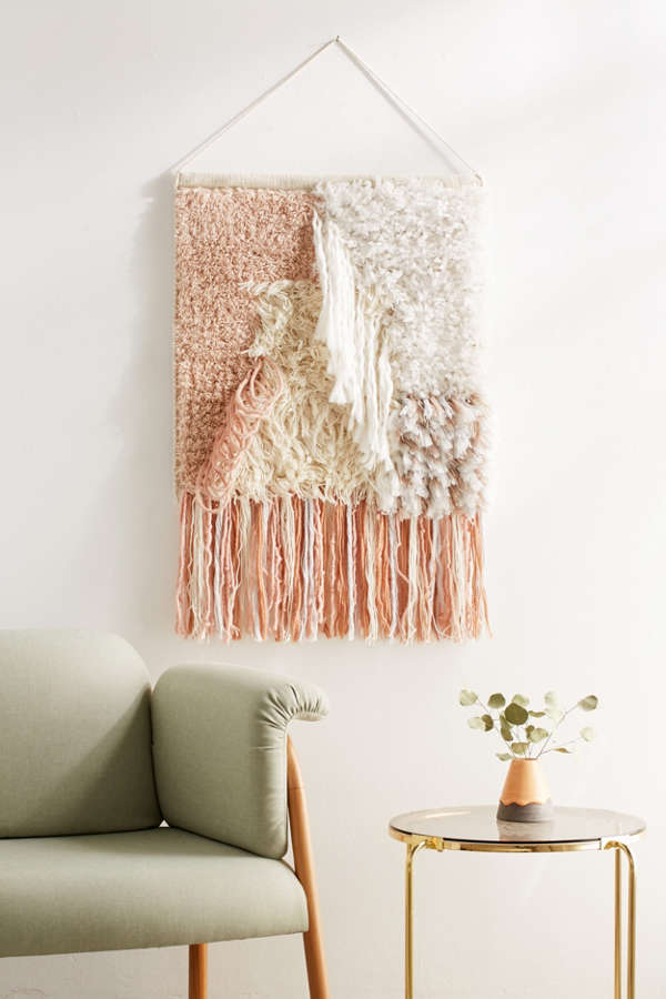 Slide View: 1: Talla Textured Wall Hanging