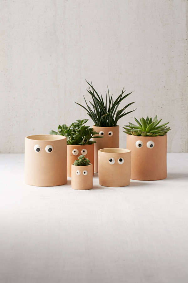 Slide View: 1: Henry Googly Eye Planter