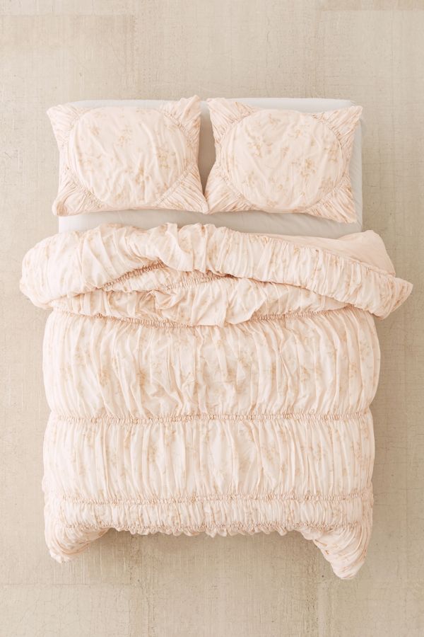 Rita Floral Ruffle Comforter | Urban Outfitters