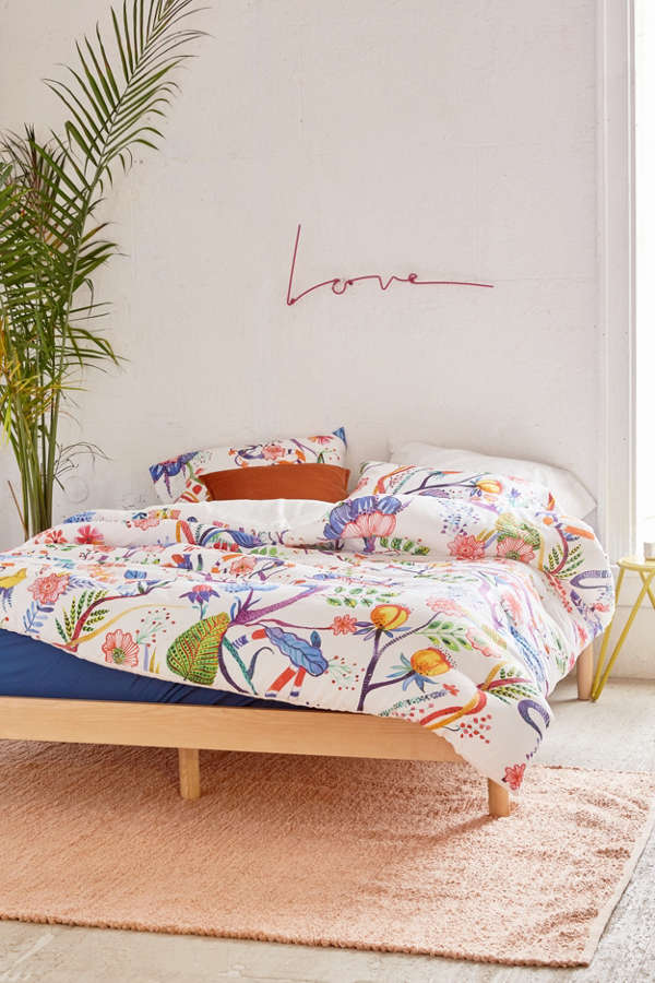 Slide View: 2: Whimsical Floral Comforter Snooze Set