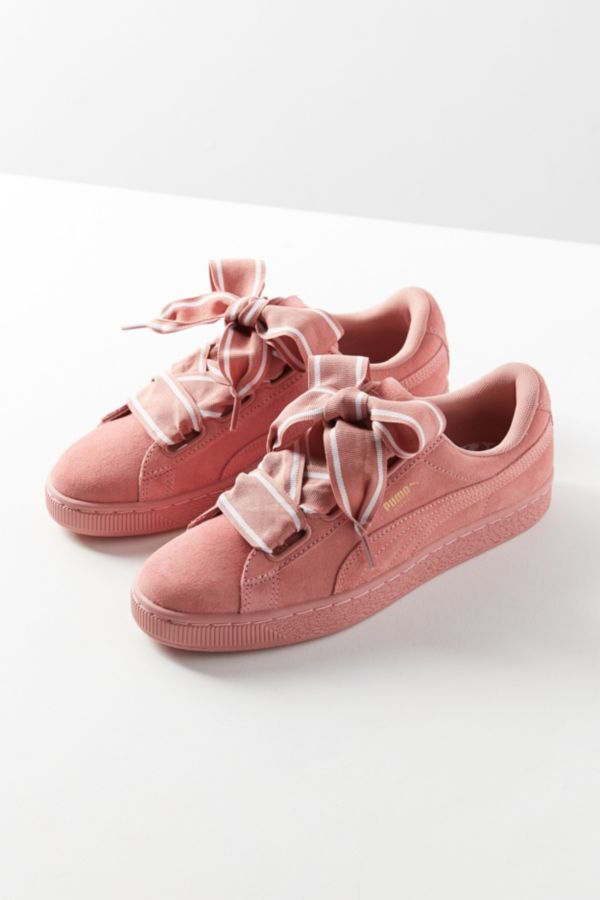 Slide View: 1: Puma Suede Heart Satin II Sneaker