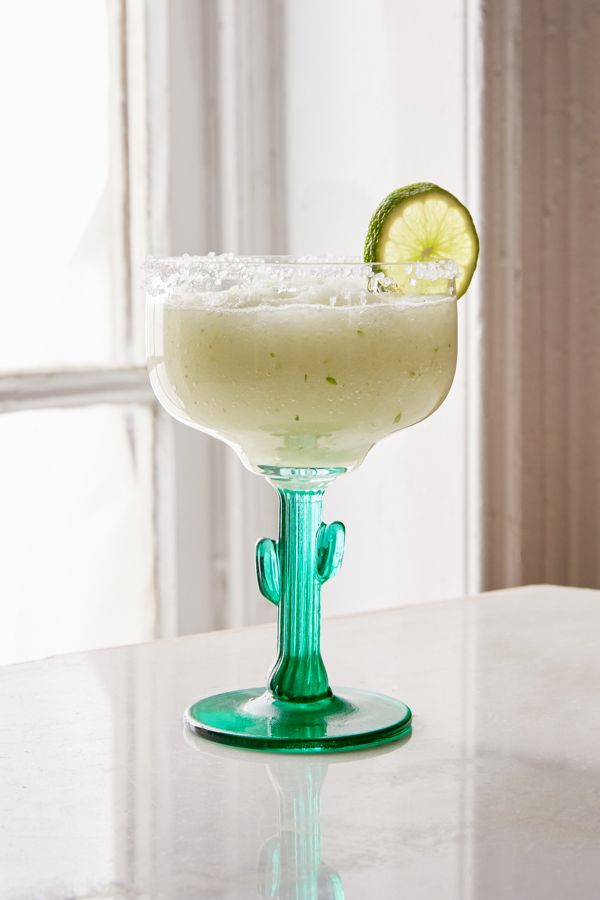 Cactus Margarita Glass Urban Outfitters
