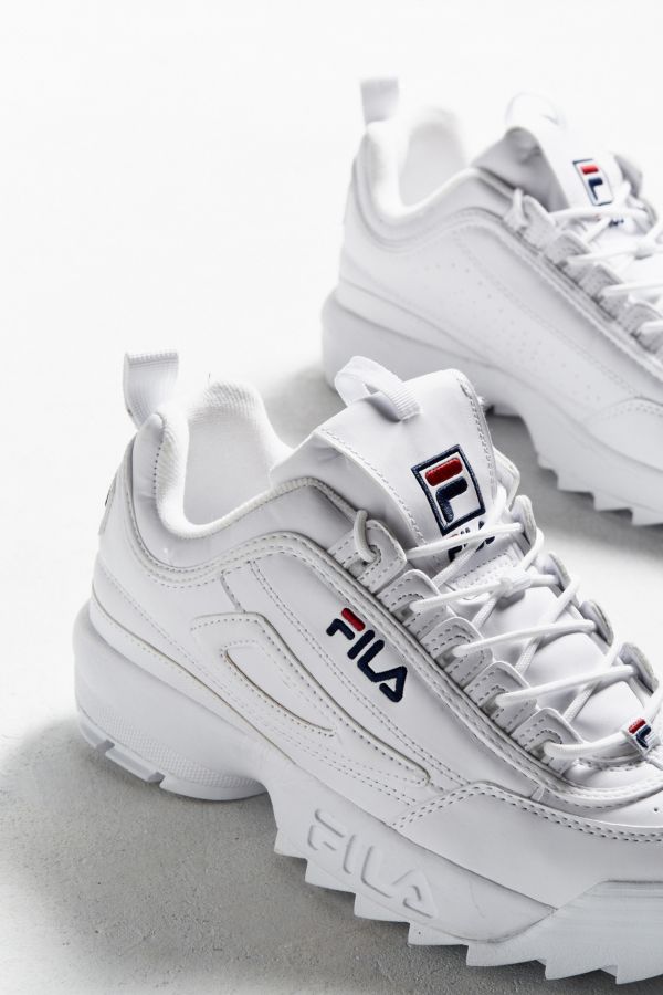 fila silver disruptor ii trainers junior