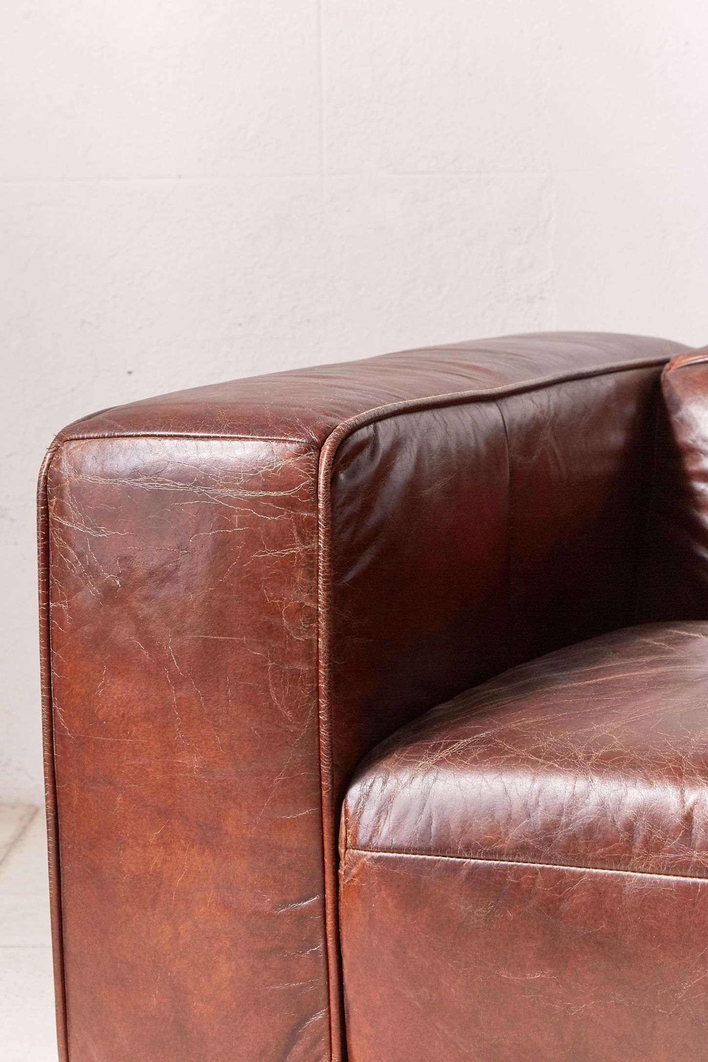 Baker Leather Sofa