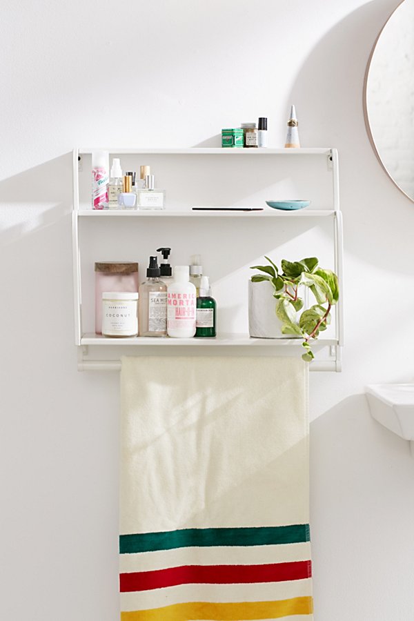 Urban Outfitters Cameron Bathroom Wall Shelf In White