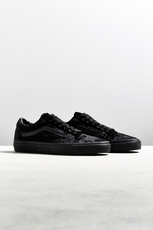Vans Old Skool Black Velvet Sneaker Urban Outfitters