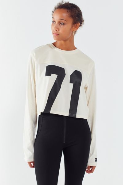 Starter Black Label + UO Cropped Long Sleeve Tee