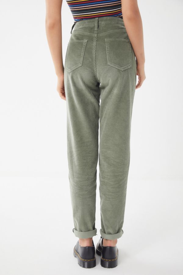 brown corduroy mom pants