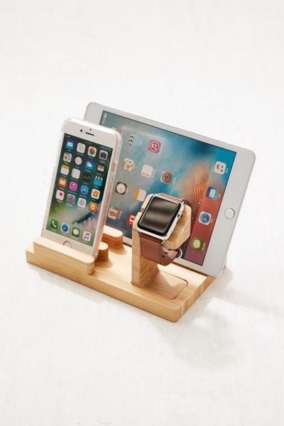 Wooden Multi-Device Charging Dock