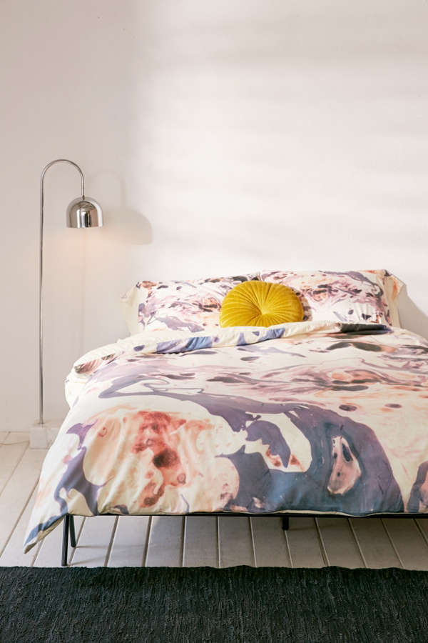 Slide View: 2: Amy Sia For DENY Marbled Terrain Duvet Cover