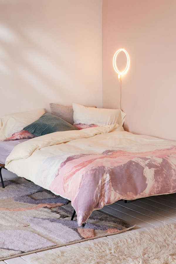 Slide View: 1: Iveta Abolina For Deny Pastel Mountains III Duvet Cover
