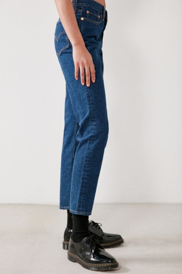 levi's wedgie high rise tapered leg