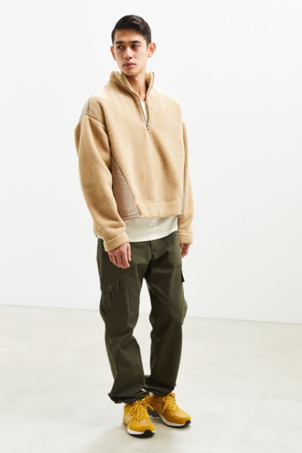 JieDa Fleece Half-Zip Sweatshirt | Urban Outfitters