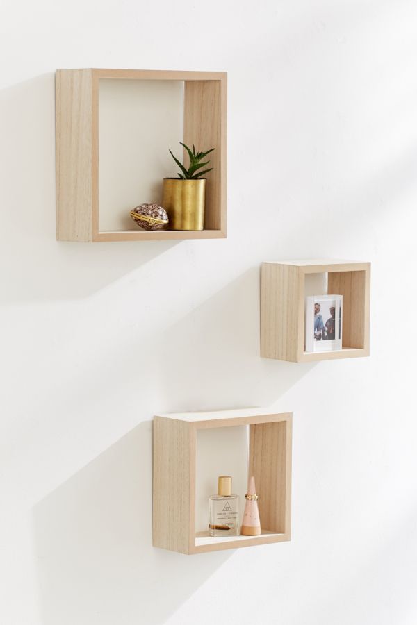 3-Piece Square Stacking Shelf Set | Urban Outfitters