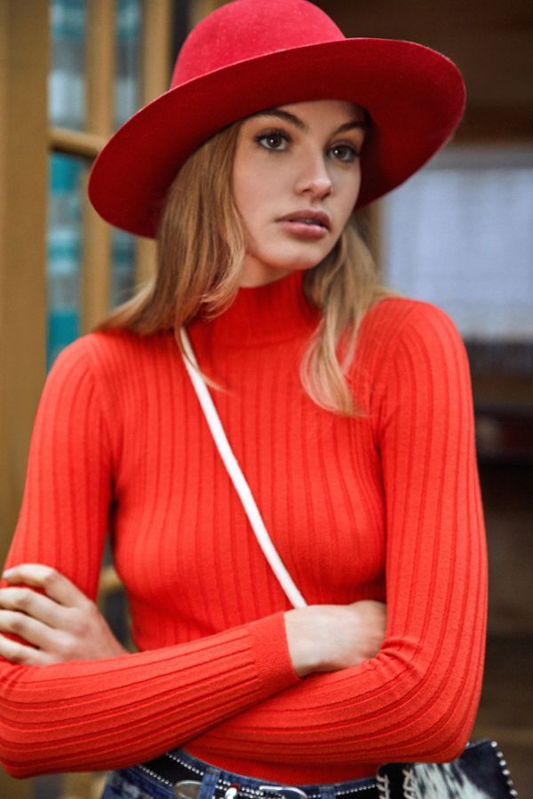 Download Cooperative Cindy Ribbed Mock-Neck Sweater | Urban Outfitters