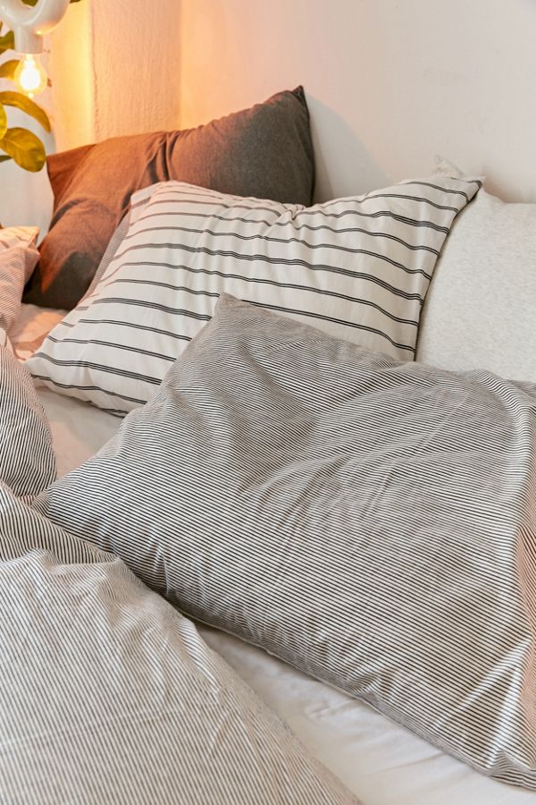 Reversible Stripe Pillowcase Set Urban Outfitters