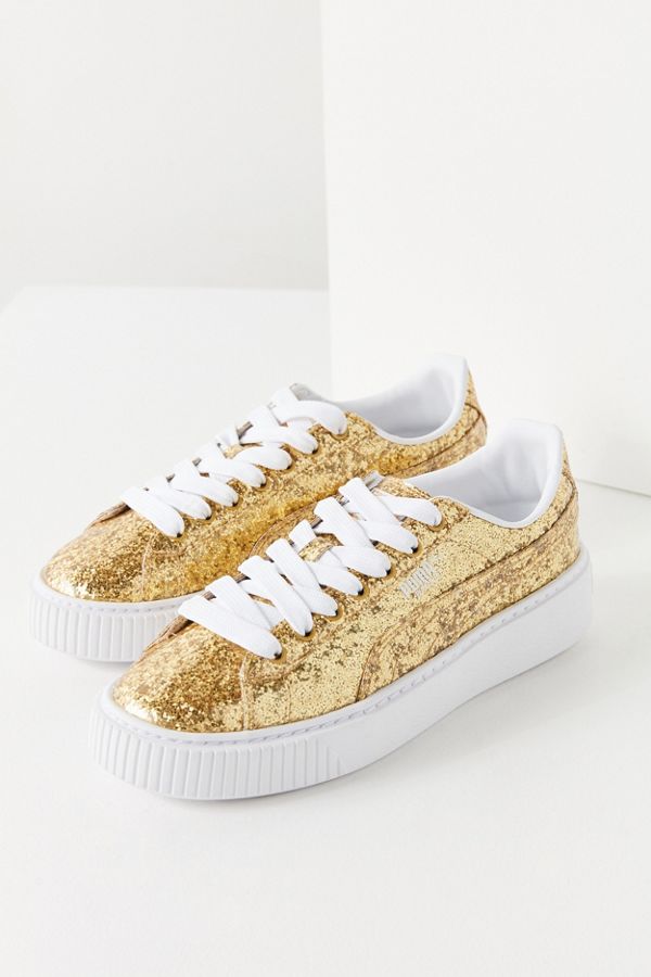 puma basket platform glitter puma basket platform glitter