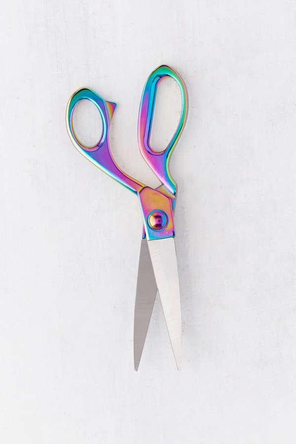 Slide View: 1: Electroplated Scissors