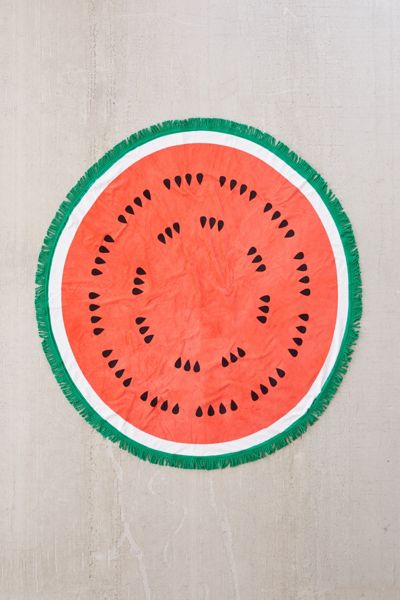 ban.do Round Watermelon Beach Towel