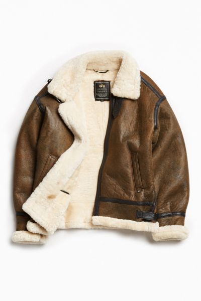 Alpha Industries B-3 Sheepskin Bomber Jacket | Urban Outfitters