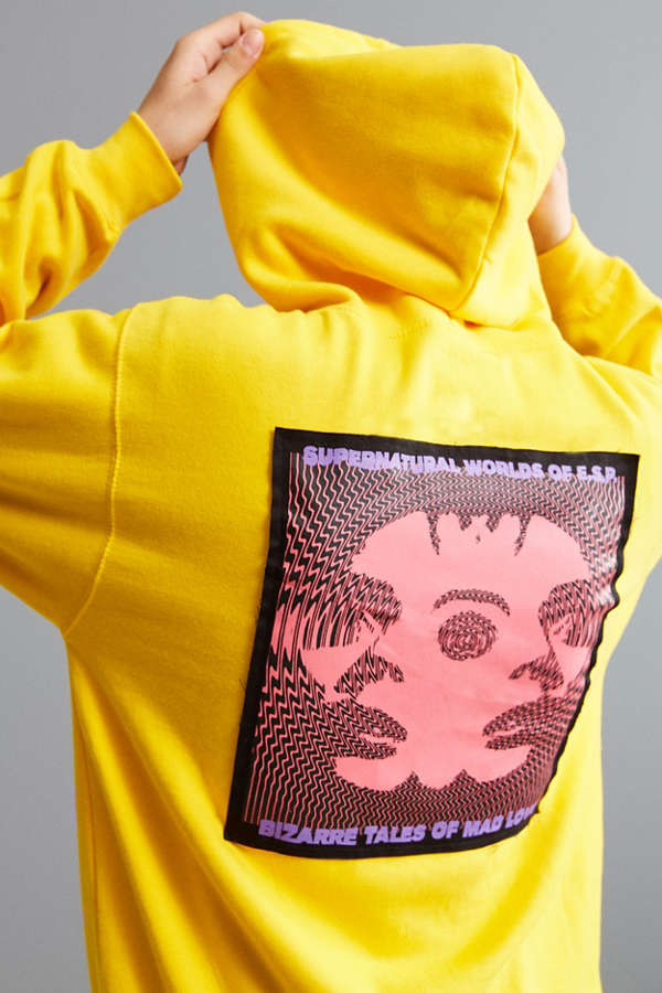 Slide View: 1: Division Of Labor Supernatural Patch Hoodie Sweatshirt