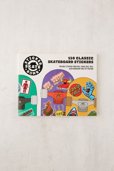 Stickerbomb Skateboard: 150 Classic Skateboard Stickers By Studio Rarekwai