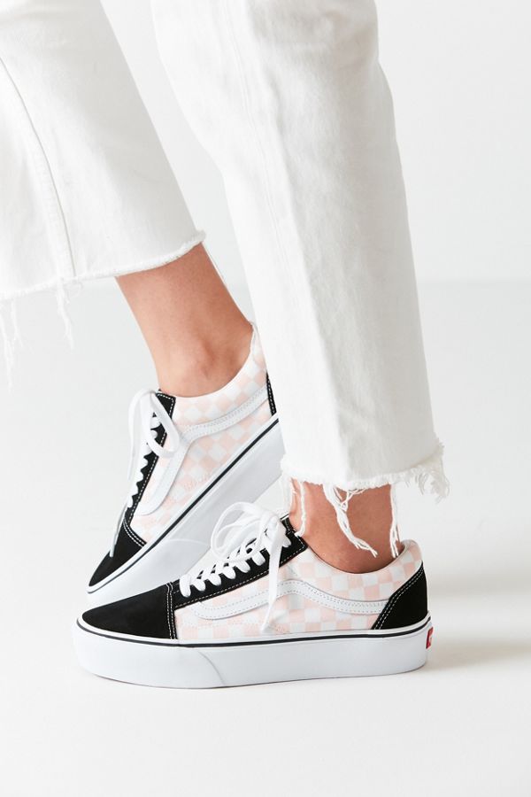 old skool checkerboard vans platform old skool checkerboard vans platform