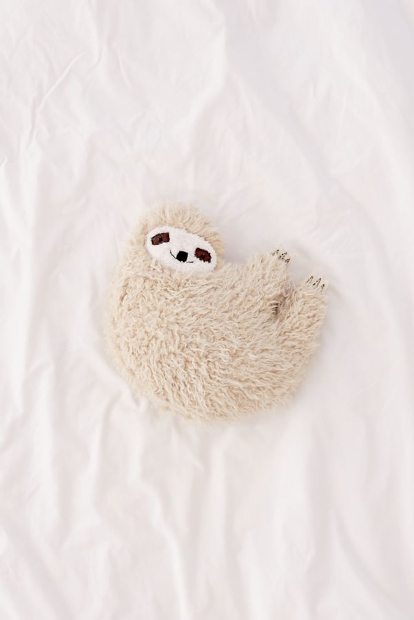 Furry Sloth Pillow Urban Outfitters