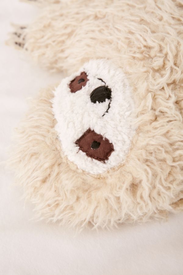 fuzzy sloth pillow