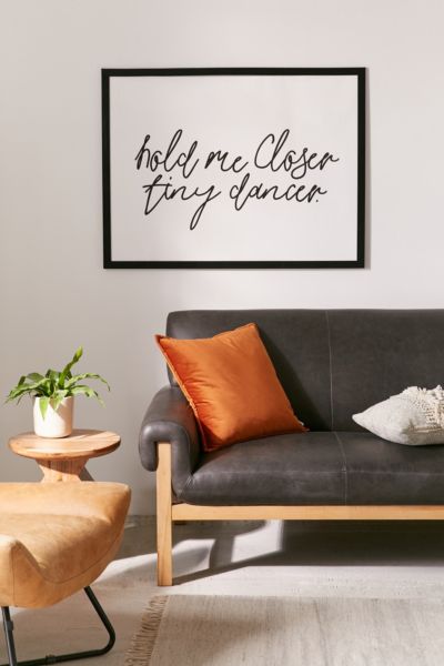 Honeymoon Hotel Hold Me Closer Art Print In Black Matte