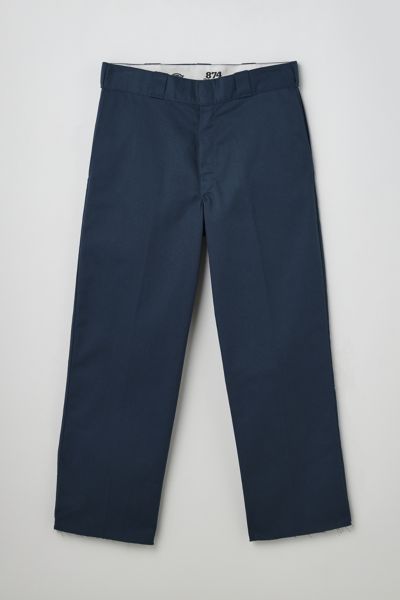 Dickies Uo Exclusive 874 Cutoff Work Pant In Dark Blue