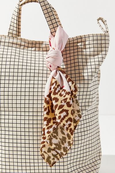 Large Silky Square Scarf