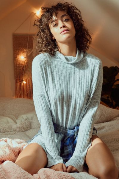 Out From Under Iona Ribbed Turtleneck Top