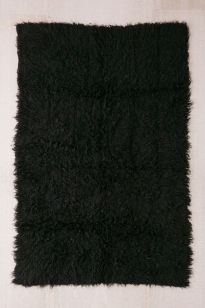 Urban Outfitters Flokati Wool Shag Rug