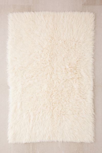 Urban Outfitters Flokati Wool Shag Rug