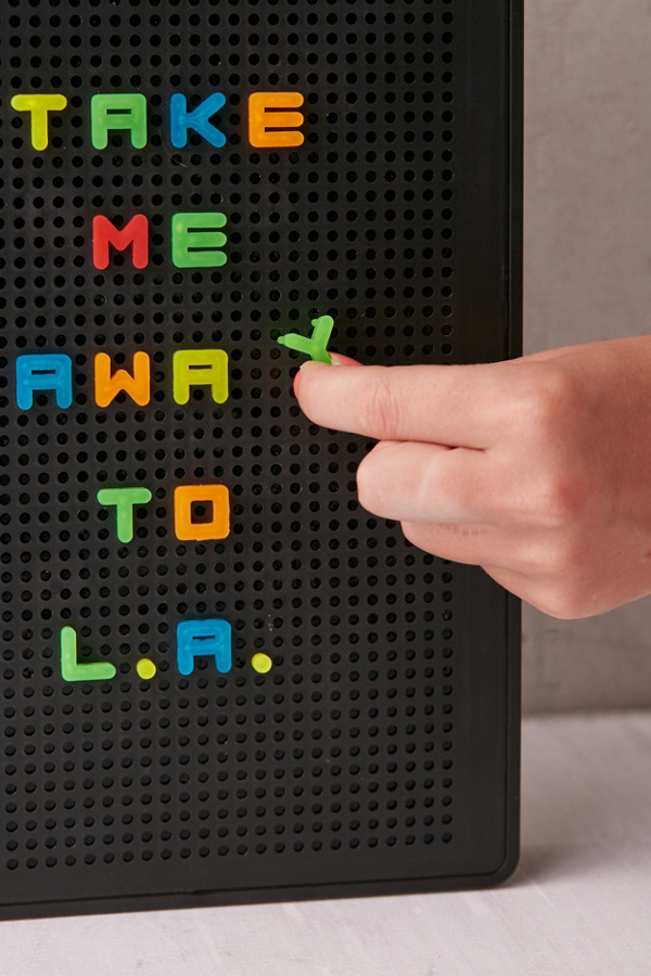 LED Peg Message Board Rainbow Letter Expansion Pack Urban Outfitters
