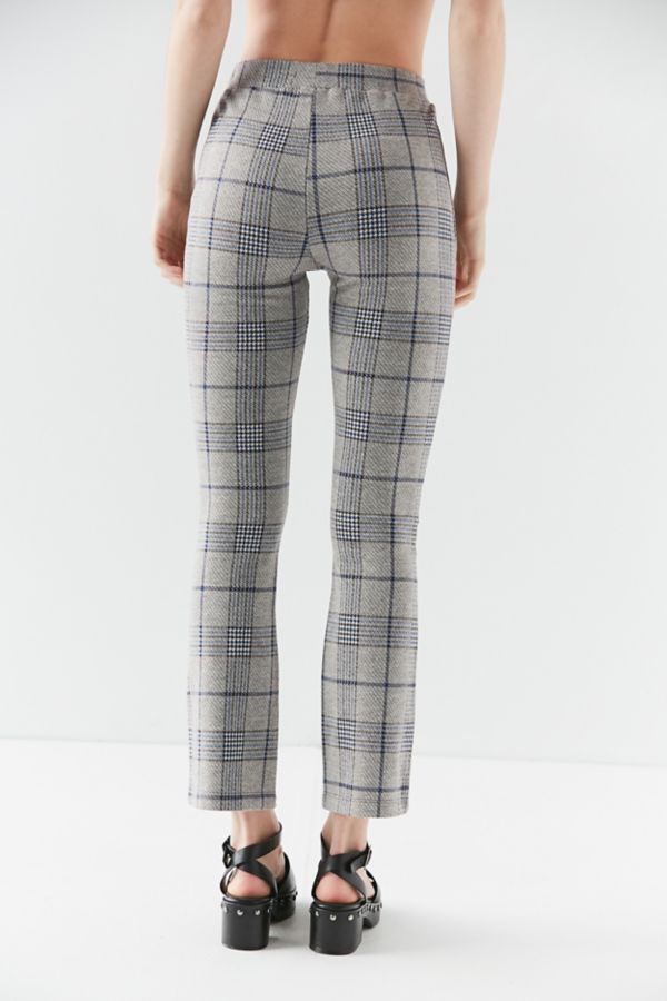 lola plaid kick flare pant