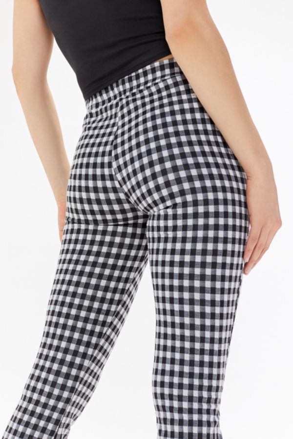 uo lola plaid kick flare pant