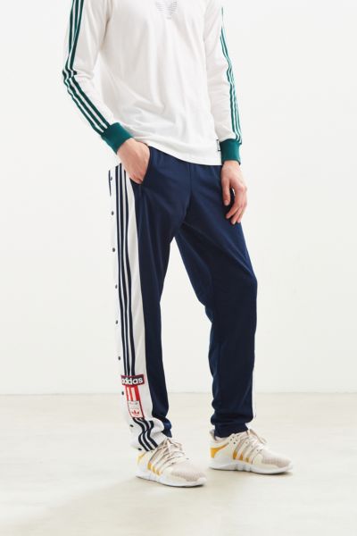 men's side snap track pants