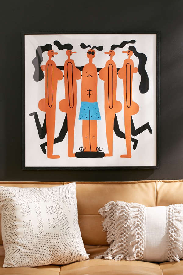 Slide View: 1: Lawrence Slater Beach Babes Art Print