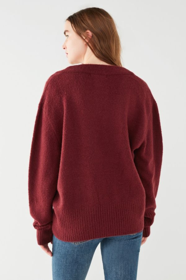 UO Deep V Pullover Sweater | Urban Outfitters