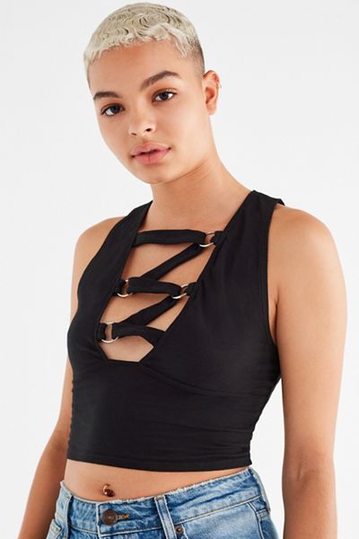 Truly Madly Deeply O-Ring Strappy Tank Top