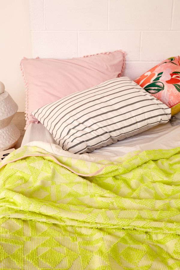 Neon Geo Bed Blanket Urban Outfitters