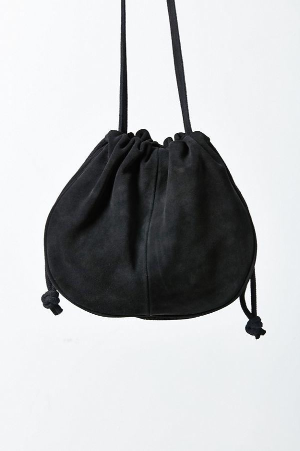 Callie Suede Drawstring Saddle Bag | Urban Outfitters