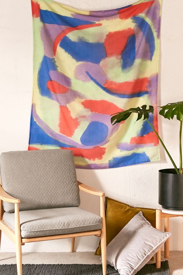 Sonia Abstract Rainbow Tapestry Urban Outfitters