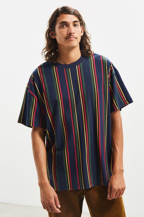 Slide View: 2: UO Dillon Vertical Stripe Tee