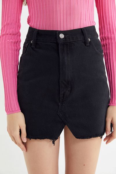 Urban Renewal Remade Levi’s Notched Denim Mini Skirt
