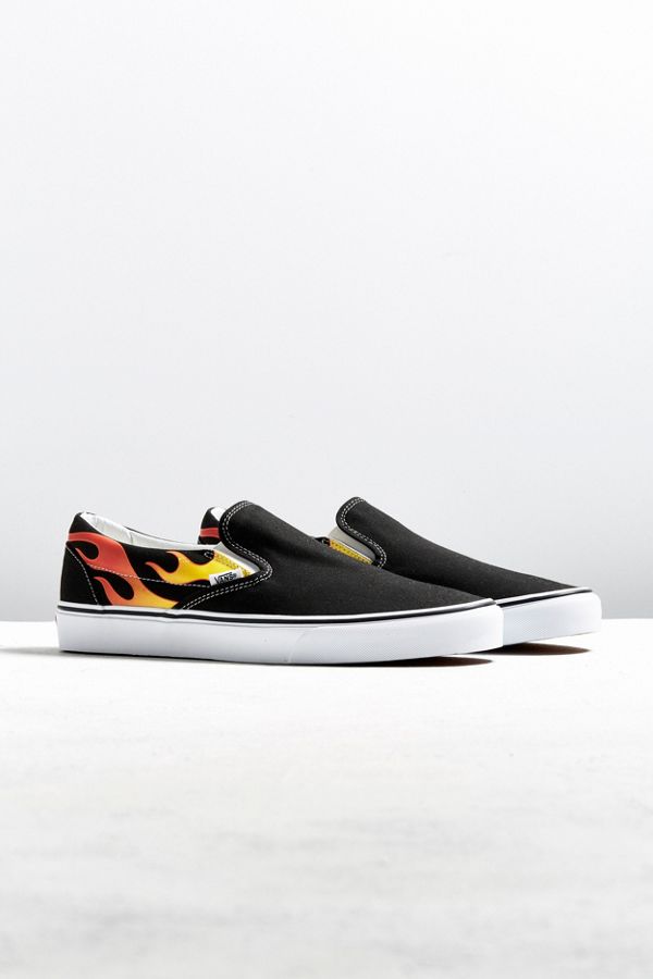 vans flame slip on vans flame slip on