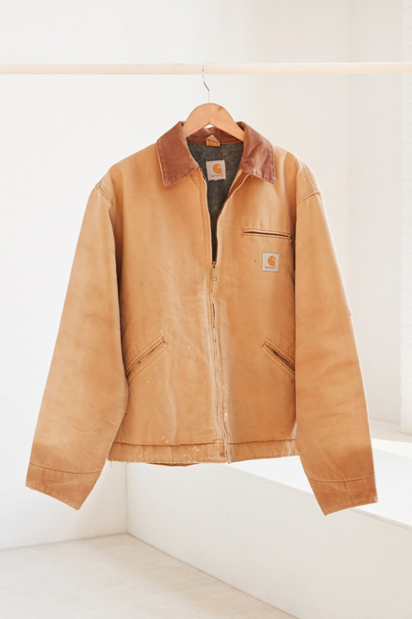 Vintage Carhartt Tan Corduroy Collar Jacket Urban Outfitters