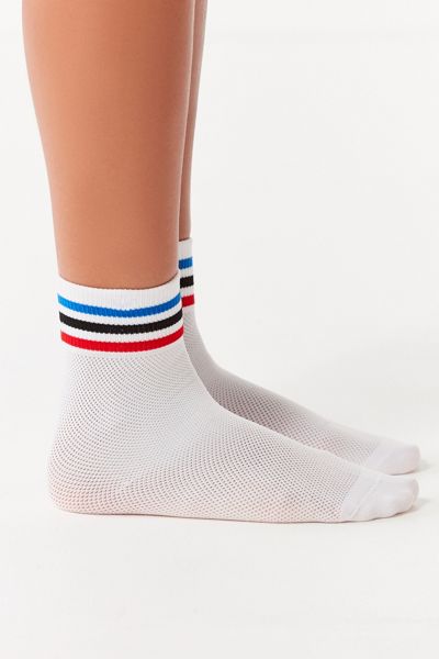adidas Originals Mesh Striped Multicolor Quarter Sock